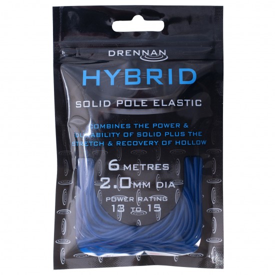 Elastic Rubeziana Drennan - Hybrid Elastic 2.0mm Blue 6m Elastic Rubeziana Drennan - Hybrid Elastic 2.0mm Blue 6m